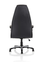 Metropolis High Back Black Leather Executive Office Chair - Rogey