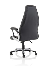 Metropolis High Back Black Leather Executive Office Chair - Rogey