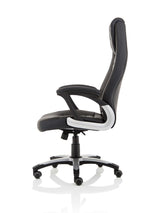 Metropolis High Back Black Leather Executive Office Chair - Rogey