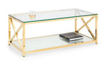 Miami Coffee Table - Gold - Rogey