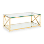 Miami Coffee Table - Gold - Rogey