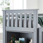 Milo Grey Mid Sleeper Single - Rogey