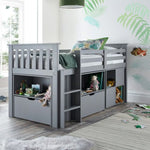 Milo Grey Mid Sleeper Single - Rogey