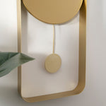 Modern Gold Metal Wall Clock - Rogey