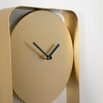 Modern Gold Metal Wall Clock - Rogey