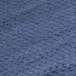 Navy Knitted Runner Wool Rug (60 x 230cm) - Rogey