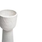 Nico Tall Planter Rustic White H38cm D16cm - Rogey