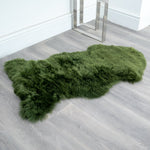 Olive Green Sheepskin Rug XXL - Rogey