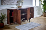 Opal Mango Wood Sideboard With Marble Top & Metal Legs - Rogey