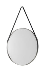 Opera Round Pewter Mirror - Rogey