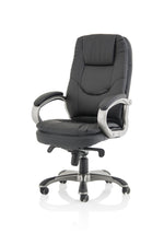 Oscar High Back Black Executive Office Chair with Arms - Rogey