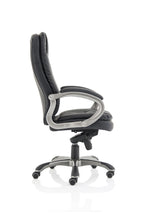 Oscar High Back Black Executive Office Chair with Arms - Rogey