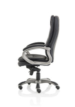 Oscar High Back Black Executive Office Chair with Arms - Rogey