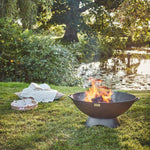 Outdoor Artisan Fire Pit in Rust H31Cm W71Cm - Rogey