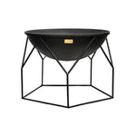 Outdoor Buckingham Fire Pit Black H51Cm W70Cm - Rogey