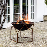 Outdoor Buckingham Fire Pit Rust H51Cm W70Cm - Rogey