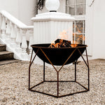 Outdoor Buckingham Fire Pit Rust H51Cm W70Cm - Rogey