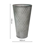 Outdoor Chatsworth Zinc Vase H50Cm W28Cm - Rogey