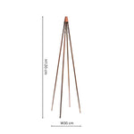 Outdoor Climber Tripod Bronze H120cm W30cm - Rogey