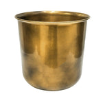 Outdoor Hampton Antique Brass Metal Planter H25Cm W20Cm - Rogey