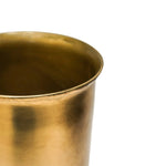 Outdoor Hampton Antique Brass Metal Planter H25Cm W20Cm - Rogey