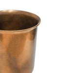 Outdoor Hampton Copper Metal Planter H25Cm W21.5Cm - Rogey