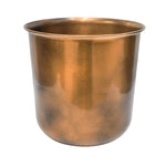 Outdoor Hampton Copper Metal Planter H28Cm W27.5Cm - Rogey