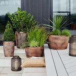 Outdoor Hampton Copper Planter Set of 2 - Rogey