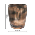 Outdoor Hampton Copper Planter Set of 2 - Rogey