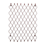 Outdoor Honeycomb Trellis Bronze H84cm W62cm - Rogey