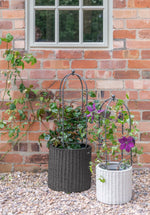 Outdoor Pot Plant Support Zinc H75cm D26cm - Rogey