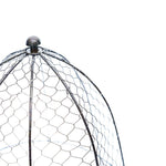 Outdoor Wire Netted Plant Protector Zinc H48cm W36 - Rogey