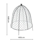 Outdoor Wire Netted Plant Protector Zinc H48cm W36 - Rogey