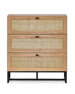 Padstow 3 Drawer Chest - Oak - Rogey