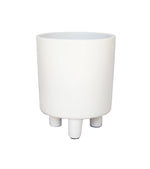 Pisa White Planter H19Cm D16Cm - Rogey