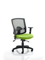 Portland II Medium Mesh Back Task Operator Office Chair with Arms - Rogey