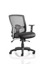 Portland II Medium Mesh Back Task Operator Office Chair with Arms - Rogey