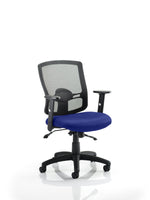 Portland II Medium Mesh Back Task Operator Office Chair with Arms - Rogey