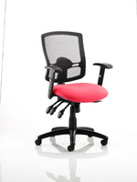 Portland III High Mesh Back Task Operator Office Chair with Arms - Rogey