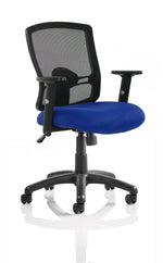 Portland Medium Mesh Back Task Operator Office Chair with Arms - Rogey