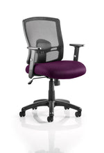 Portland Medium Mesh Back Task Operator Office Chair with Arms - Rogey