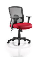 Portland Medium Mesh Back Task Operator Office Chair with Arms - Rogey