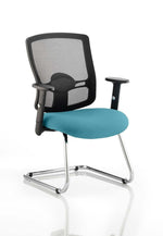 Portland Mesh Back Cantilever Visitor Chair with Arms - Rogey