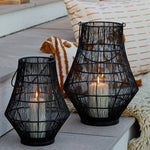 Portofino Curve Wirework Lantern H30cm W23cm - Rogey