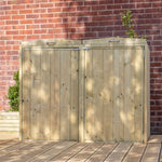 Premium Pressure Treated Double Bin Store - Rogey