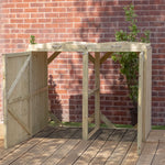 Premium Pressure Treated Double Bin Store - Rogey