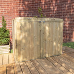 Premium Pressure Treated Double Bin Store - Rogey