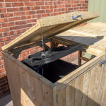 Premium Pressure Treated Double Bin Store - Rogey