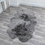 Quad Grey Sheepskin Rug - Rogey