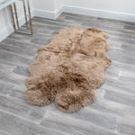 Quad Light Brown Sheepskin Rug - Rogey